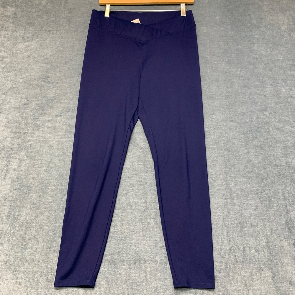Express Leggings Womens Medium Purple Tapered Leg Performance Running Gym Yoga